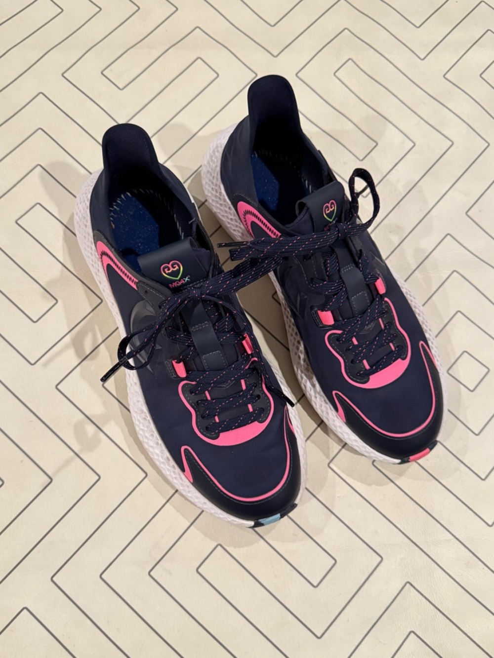 G/FORE Navy and Pink Golf Shoes